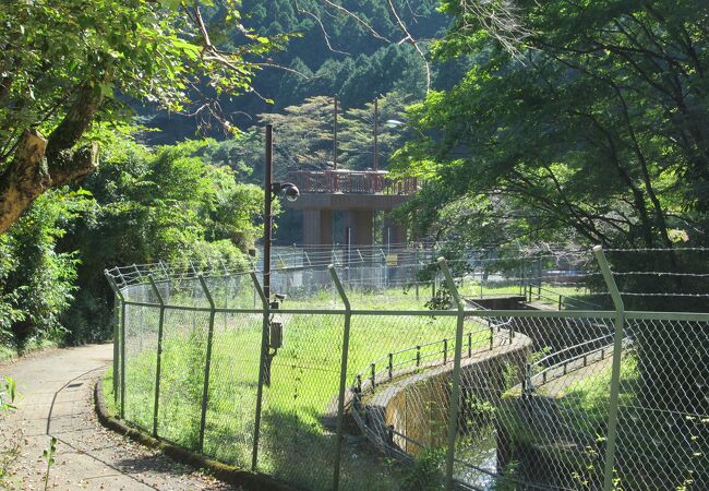 芦ノ湖西岸歩きで深良水門に寄りました