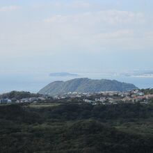 大楠山山頂展望台からの眺望（江の島方面）