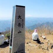 御岳山ケーブルカー経由で登れる山