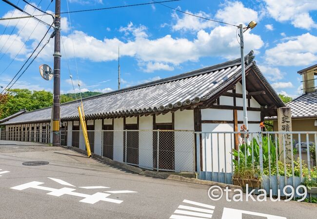 「北山十八間戸」は国の史跡です