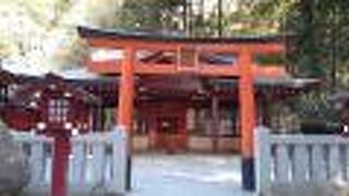 箱根神社の本殿脇に鎮座している神社