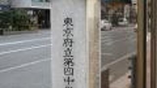 明治34年に開校した中学校発祥の地です