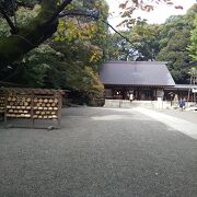 乃木神社で見ることができる