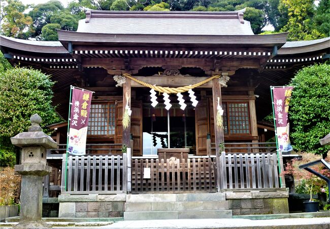 瀬戸神社;のぼり旗[鎌倉殿×横浜金沢]が☆