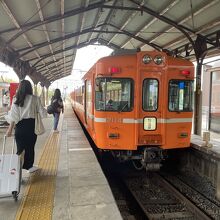 オレンジの電車