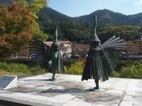 津和野 鷺舞の像