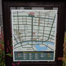 手宮線の路線図。