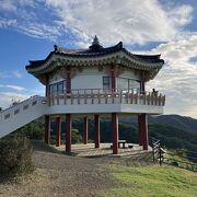 確かに釜山のビルが見えました