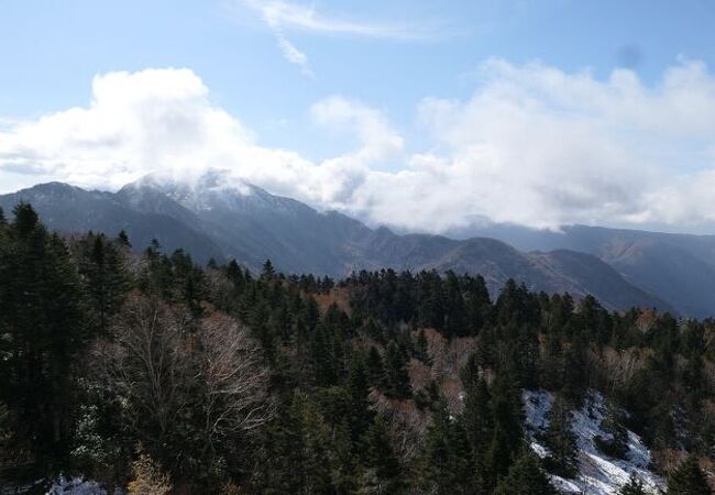 西側から見る穂高連峰は目の前に♪