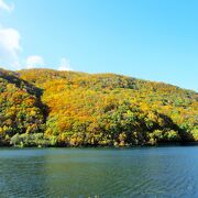 朝里川ダムがある　オタルナイ湖