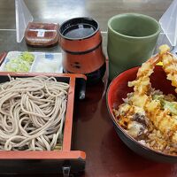 ミニそば　ミニ天丼