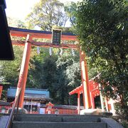 嵐山モンキーパークに登り口にある神社
