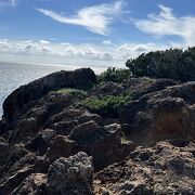 海底火山の名残り