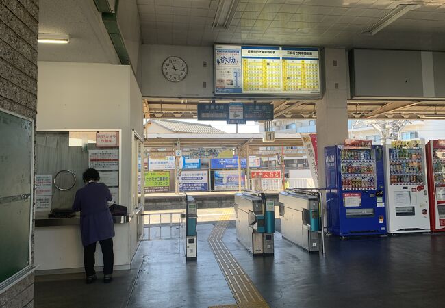 三島大社から一番近い駅、でも無人駅です