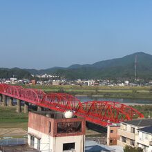 宿泊した8階の窓からの風景は素晴らしい！！！