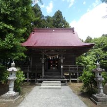温泉神社拝殿