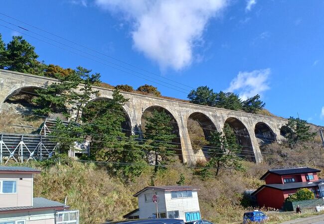 旧戸井線アーチ橋