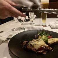 シェフがトリュフを削ってくれました。