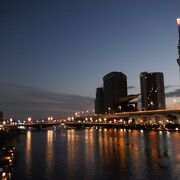 早朝の隅田川も良かったです。