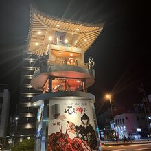 夜も綺麗でした