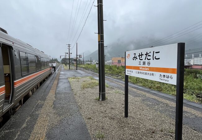 特急も停まる駅だが無人駅