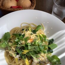 ランチ　オイルパスタ