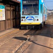 見ているだけでも楽しい路面電車です。