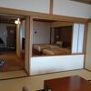 部屋から富士山と朝日が見えます