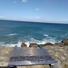 展望台から太平洋を一望