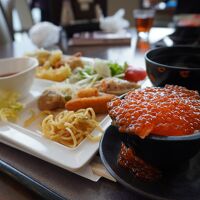 朝食のイクラ丼