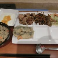 ２日目の朝食(よそい方が下手で更にごめんなさい)