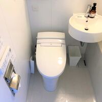 浴室内にトイレがあるユニットタイプ