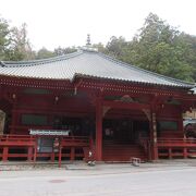 二荒山神社本社の近く