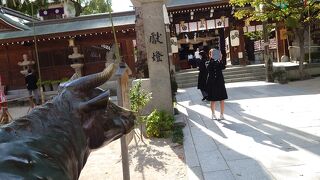 ここが有名な博多山笠の櫛田神社