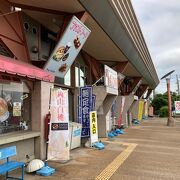 規模は中くらいの白エビ推しの道の駅