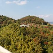 来島海峡大橋を見下ろす展望台