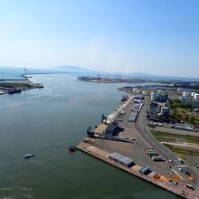 100mの展望室から