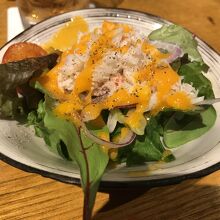 ズワイガニのサラダ