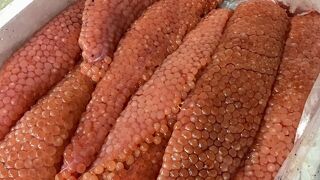 千歳川の鮭の遡上と、生筋子を購入！