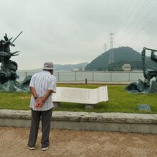 関門海峡を望む絶好の場