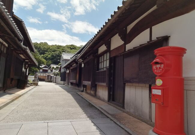 江戸時代の町家が点在