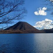 榛名湖から見る景色は絶景でした。