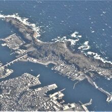 羽田を出て上空からたまたま撮れた城ヶ島