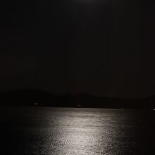 サロマ湖の夕闇