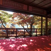 柳谷観音楊谷寺、朝一番の上書院からの紅葉はゆっくり見学出来ました。