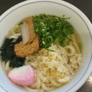 松山空港で宇和島うどん