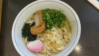 松山空港で宇和島うどん