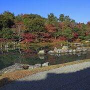 見事な借景