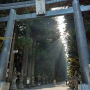 富士吉田口登山道の起点