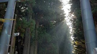 富士吉田口登山道の起点